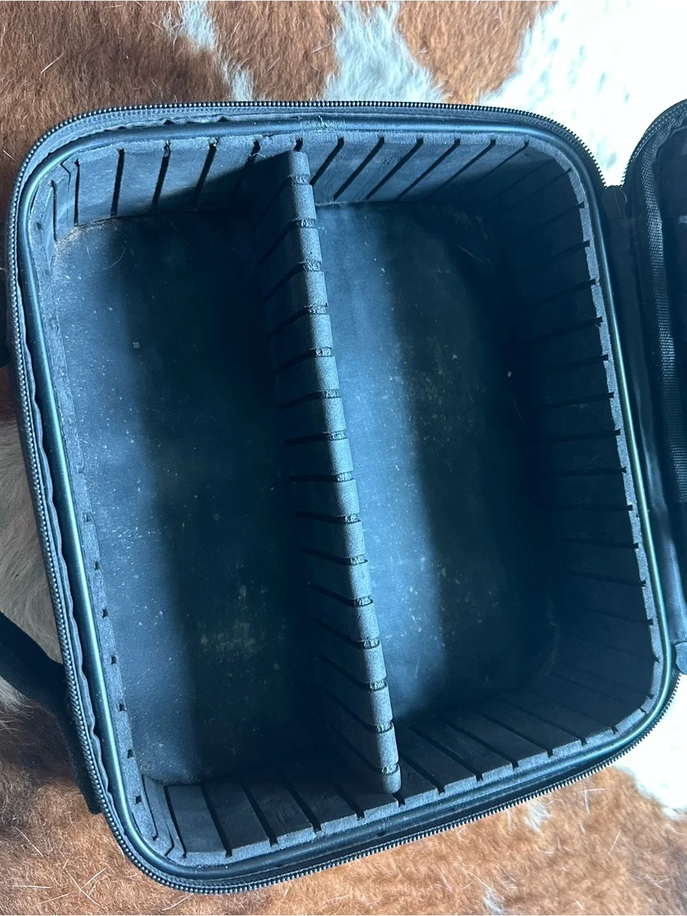 Black cosmetic makeup case